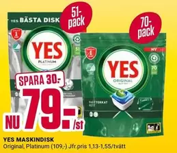 Yes - MASKINDISK Original, Platinum