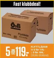 Extra - Flyttlådor