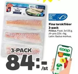 Findus - torskfiléer