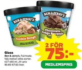 Ben & Jerry's - Glass