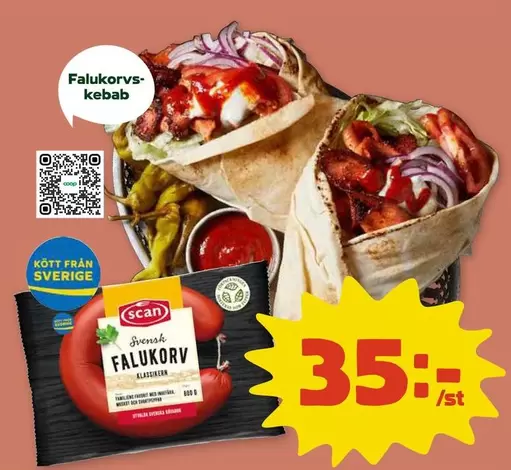 Scan - Svensk Falukorv