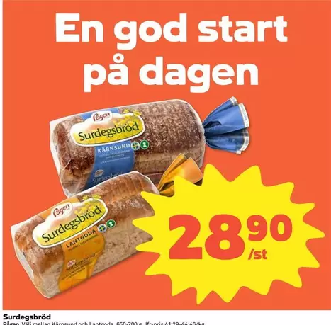 Pågen - Surdegsbröd
