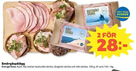 Svea - Smörgåspålägg