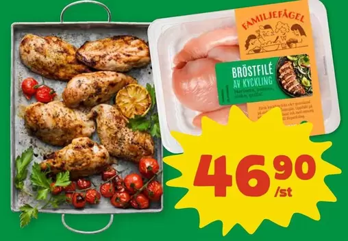 Bröstfile av kyckling