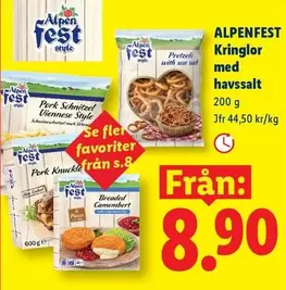 Kringlor med havssalt