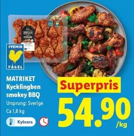 MATRIKET Kycklingben smokey BBQ