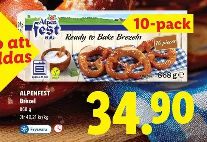 Pieces - Ready to Bake Brezeln