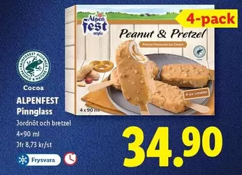 Pinnglass Peanut & Pretzel