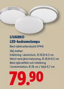 LED-badrumslampa