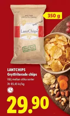 Grytfriterade chips