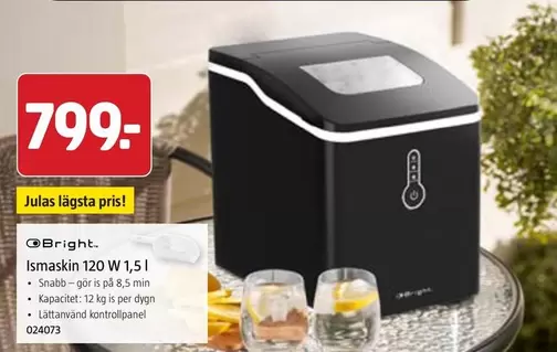 Ismaskin 120 W 1,5 l