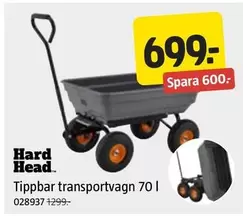 Tippbar transportvagn 70 l