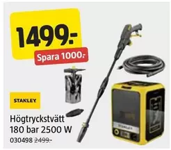 Stanley - Hederal.gtryckstvederal.tt 180 bar 2500 W 030498
