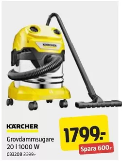 Kärcher - Grovdammsugare 20 l 1000 W 033208