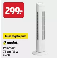 Pelarfläkt 76 cm 45 W 014242
