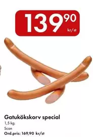 Scan - Gatukökskorv special