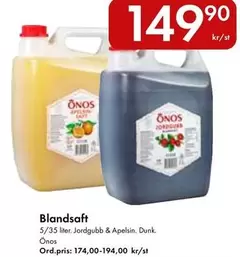 Blandsaft Jordgubb & Apelsin
