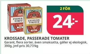Garant - Krossade, Passerade Tomater