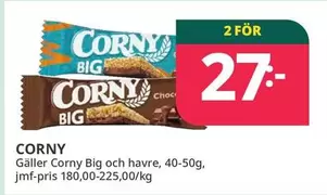 Corny Big och havre