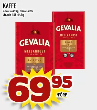 gevalia - KAFFE GEVALIA MELLANROST