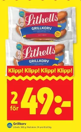 Lithells - Grillkorv