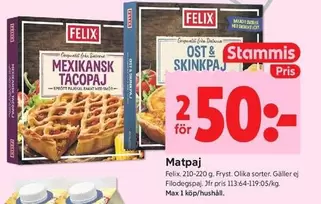 Felix - Mexikansk Tacopaj