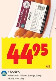 Andersson - Chorizo