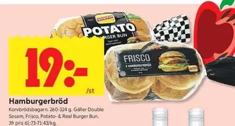 Frisco - Hamburgerbröd