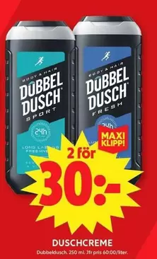Dubbeldusch - Duschcreme