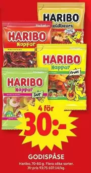 Haribo - Nappar