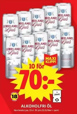 ALKOHOLFRI ÖL