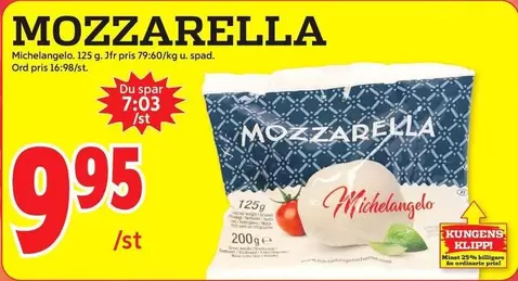 Michelangelo - MOZZARELLA
