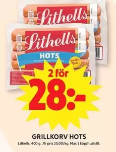 Lithells - GRILLKORV HOTS