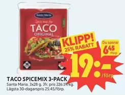 Santa Maria - TACO SPICEMIX 3-PACK