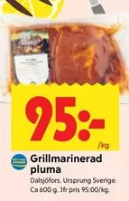 Grillmarinerad pluma