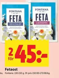 Fontana - Fetaost