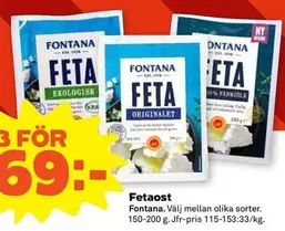 Fontana - Fetaost