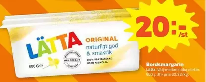 Lätta - Bordsmargarin