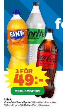 coca-cola - Coca-Cola/Fanta/Sprite