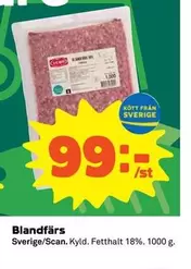 Blandfärs