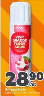 Coop - Visp Grädde Flöde Skum