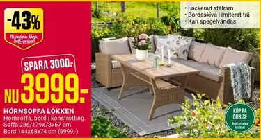 HÖRN SOFFA LÖKKEN