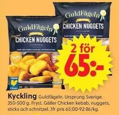 Guldfågeln - Chicken Nuggets