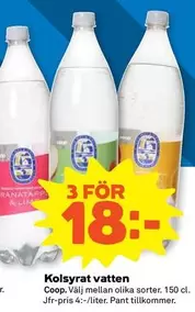 Coop - Kolsyrat vatten