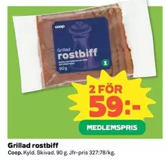 Coop - Grillad rostbiff