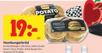 Frisco - Hamburgerbröd