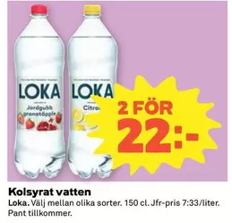 Loka - Kolsyrat vatten
