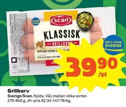 Scan - Grillkorv