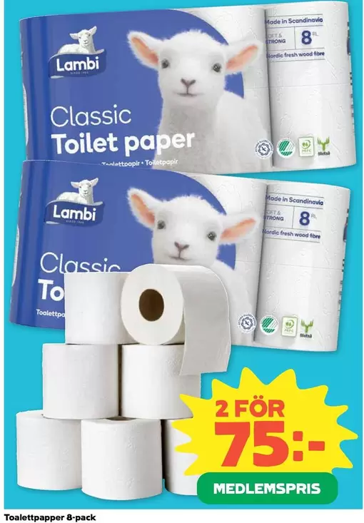 Lambi - Classic Toilet Paper