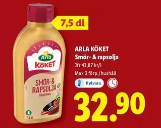 Arla - Smör- & rapsolja